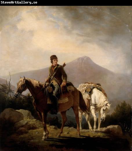 William Ranney Encamped in the Wilds of Kentucky